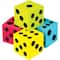 Teacher Created Resources Foam Colorful Jumbo Dice, 3 Packs of 4